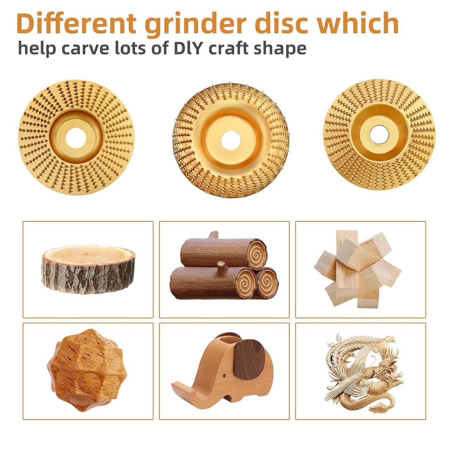 🔥 50K+ SOLD! ⏰Almost Gone🪚3PCS Premium Wood Carving Disc Set