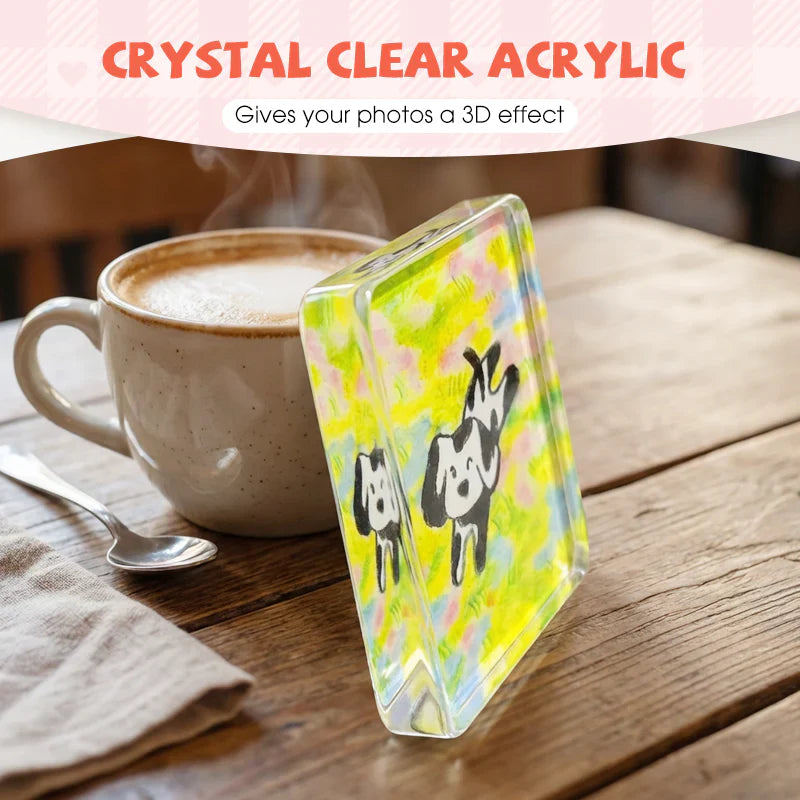 🖼️ 10-Pack DIY Clear Acrylic Fridge Magnets (2"x2")