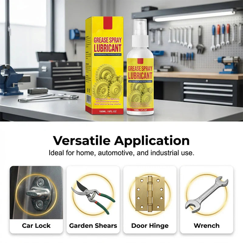 🔥 Multi-Purpose Rust Remover & Lubricant Spray: Fast-acting penetrating oil for vehicles, tools, chains, and hinges!
