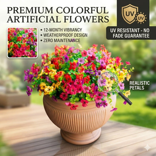 💐🌸Last Day Sale 50% OFF💐 UV Resistant Colorful Artificial Flower